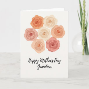 Blooming Mothers Day Peonies Card