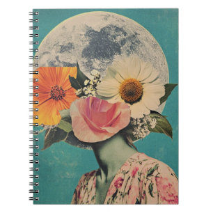 Blooming Mystery Under the Moon Notebook