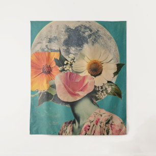 Blooming Mystery Under the Moon Tapestry