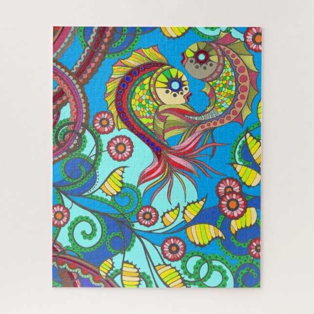 Blooming Ocean Dreams Jigsaw Puzzle (Vertical)