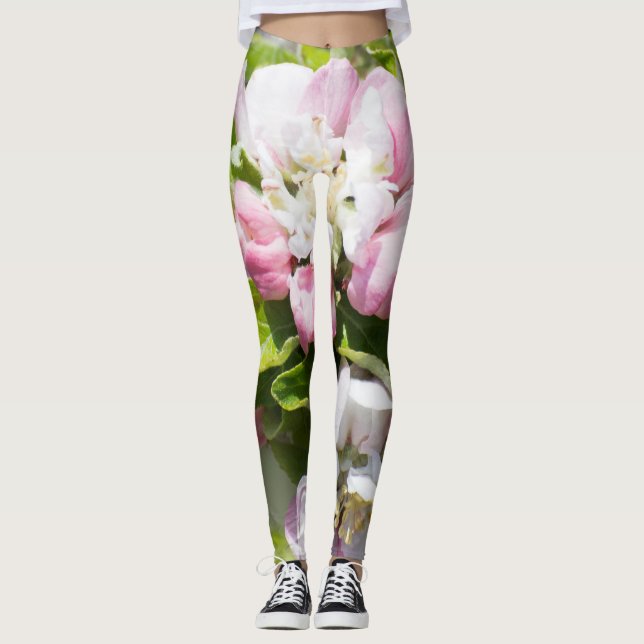 Blooming of the apple tree leggings (Front)