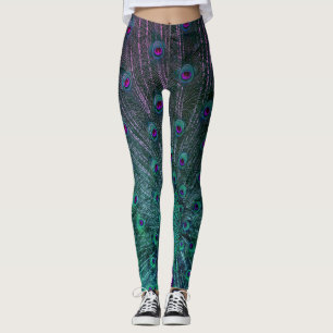 BLOOMING PEACOCK LEGGINGS