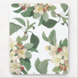Blooming Pearl White Summer Floral Botanical Mouse Pad<br><div class="desc">Blooming Pearl White Summer Floral Botanical</div>
