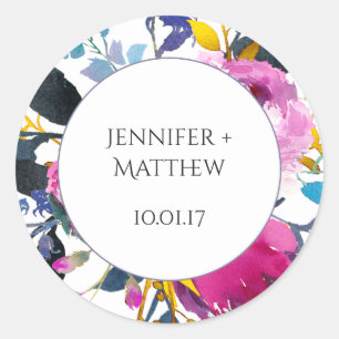 Blooming Petals Watercolor Florals Stickers