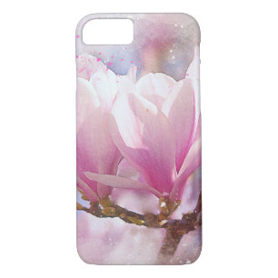 Blooming Pink Purple Magnolia - Spring Flower iPhone 8/7 Case