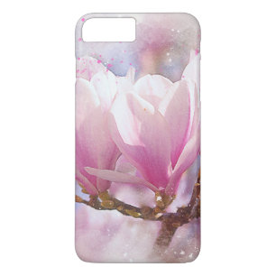 Blooming Pink Purple Magnolia - Spring Flower iPhone 8 Plus/7 Plus Case