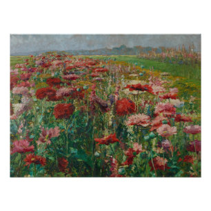 Blooming Poppies – Olga Wisinger-Florian Poster