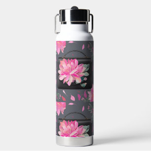 Blooming Roses AI art  Water Bottle