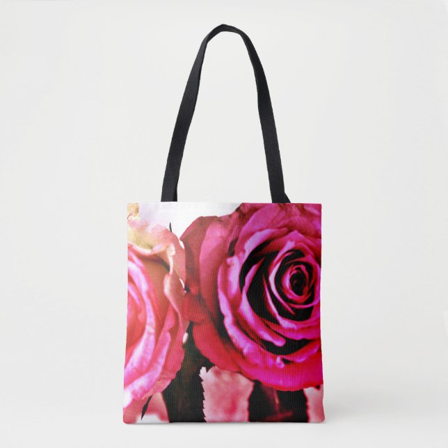 Blooming Roses Tote Bag (Front)