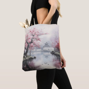Blooming Sakura Garden Traditional Tote Bag