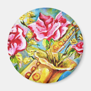 BLOOMING SAX MAGNET