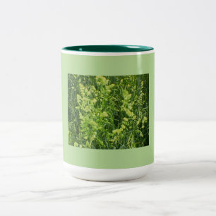 Blooming Seeding Fescue Two-Tone Coffee Mug