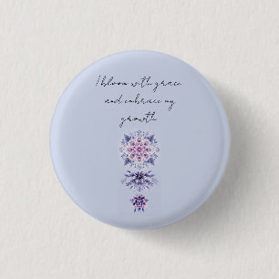 Blooming Serenity Mandala Badge