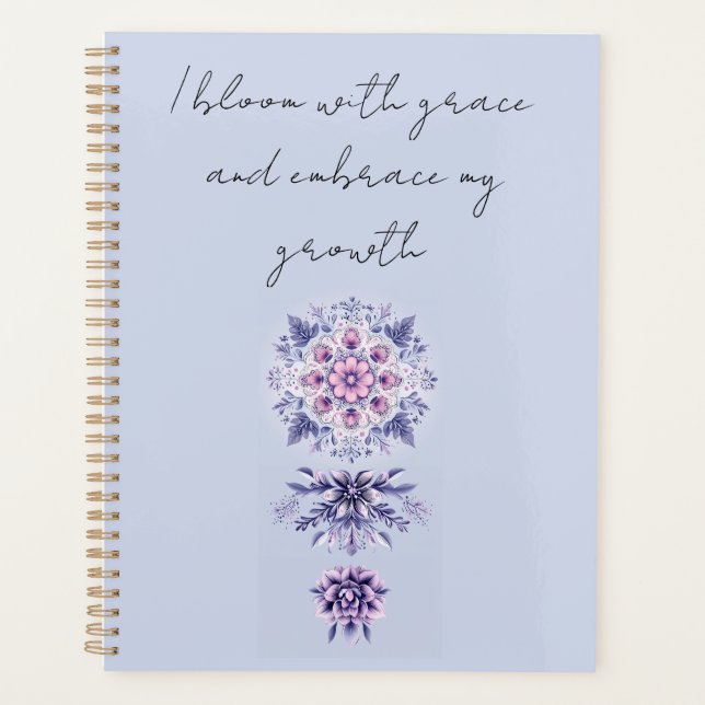 Blooming Serenity Mandala Planner (Front)
