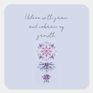 Blooming Serenity Mandala Sticker