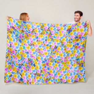 Blooming Spring Daffodils, Lge Fleece Blanket