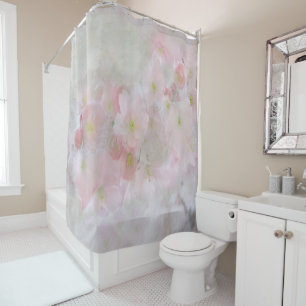 Blooming Spring in Pink Shower Curtain