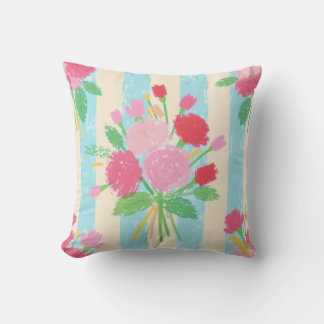 Blooming Stripes Cushion
