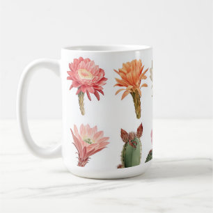 Blooming succulent plants coffee mug