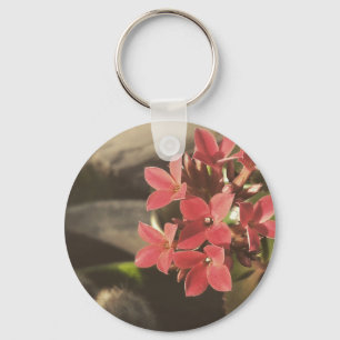 Blooming Succulents in my Garden Key Ring