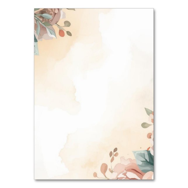 Blooming Table Number (Front)