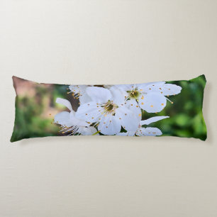 Blooming Tree in Spring Romania – Blossom Photogra Body Cushion