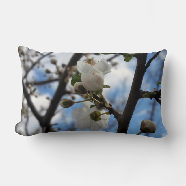 Blooming tree lumbar cushion (Front)