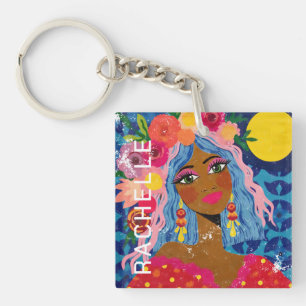 Blooming Under the Sun Key Ring