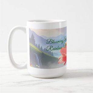 Blooming Wildflowers Meadow Rainbow Mountain Coffee Mug