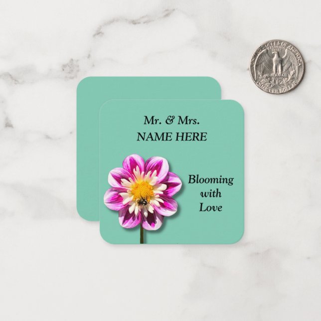 Blooming with Love Card (Front/Back In Situ)