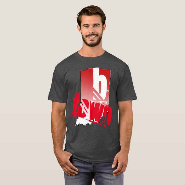 Bloomington (B-Town) Indiana T-Shirt (Front Full)