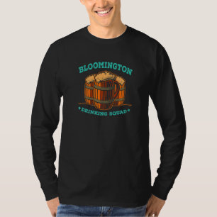 Bloomington Drinking Squad Indiana Homebrewing In T-Shirt