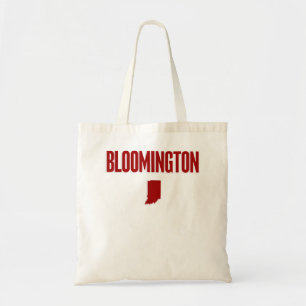 Bloomington Indiana Home State Tote Bag