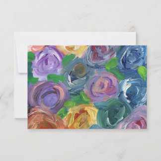 Bloomish thank you / note card