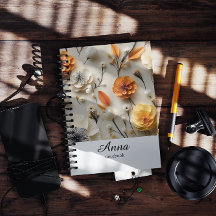 Blooms of Inspiration: Personalised College Ruled