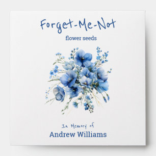 Blooms of Remembrance Flower Seed Packet Envelope