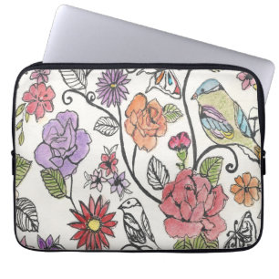 Bloomsbury design on a Laptop Sleeve