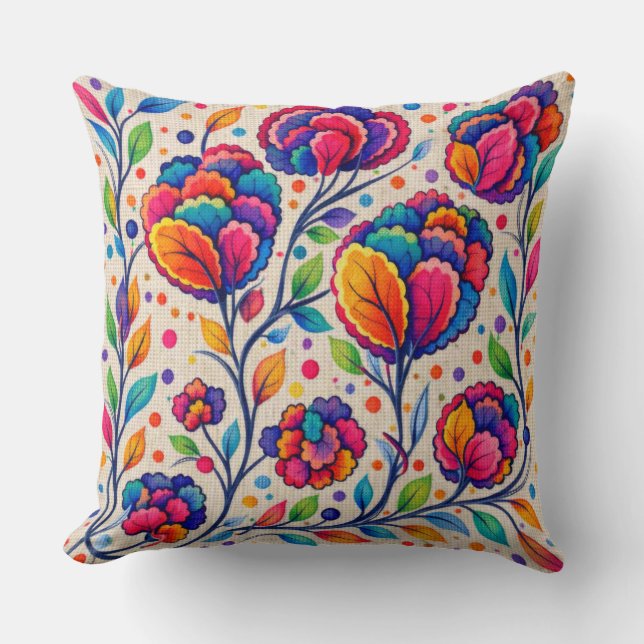 Bloomwave Tapestry Cushion (Front)