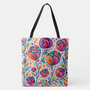 Bloomwave Tapestry Tote Bag