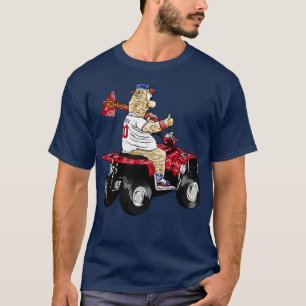 blooper Race quad atlanta Mascot toon Style TShirt