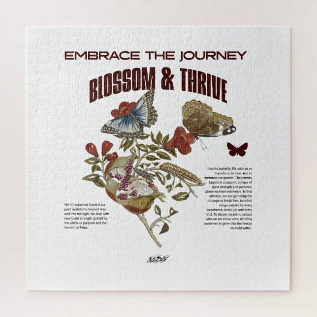 Blossom and Thrive Embrace for Healing Journey Jigsaw Puzzle (Vertical)