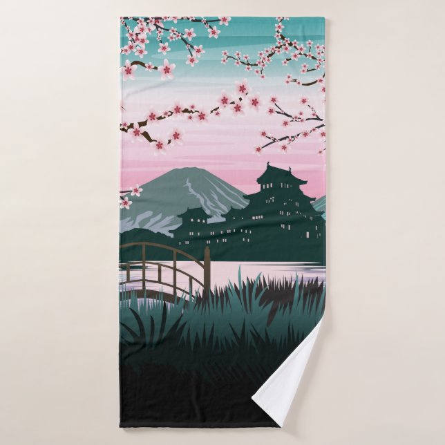 Blossom Bath Towel (Bath Towel)