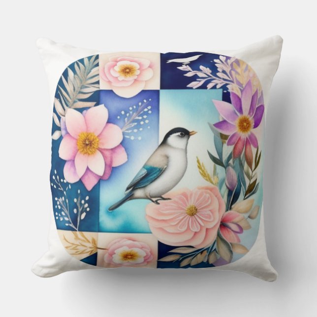 Blossom & Bird  Cushion (Front)