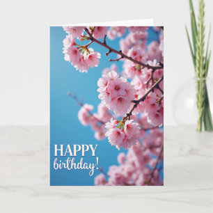 Blossom Birthday Message Card