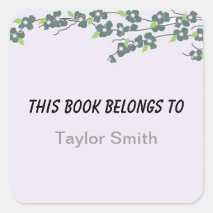 Blossom Book Label