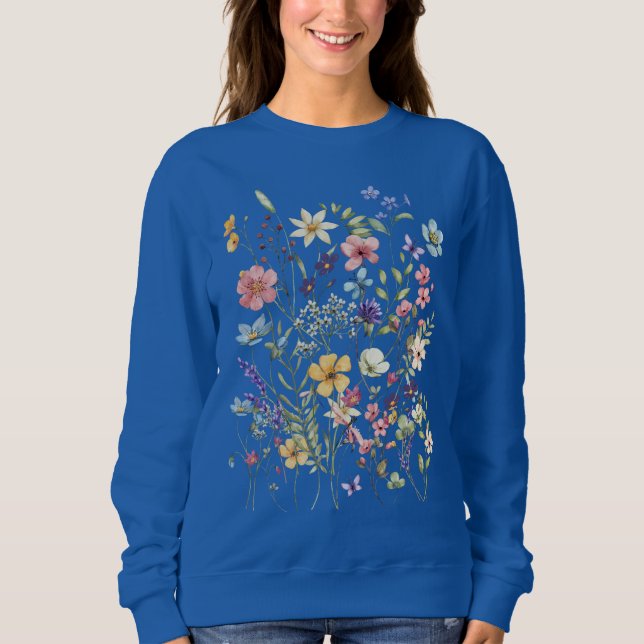Blossom Bouque Women's Sweatshirt (Front)
