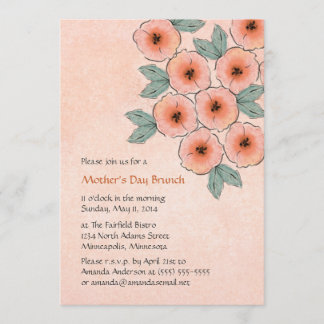 Blossom Bouquet Mother's Day Brunch Invitations