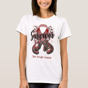 Blossom Brain Aneurysm Warrior Survivor T-Shirt