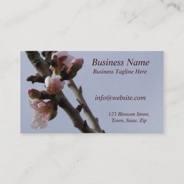 Blossom Branch Business Card (Front)