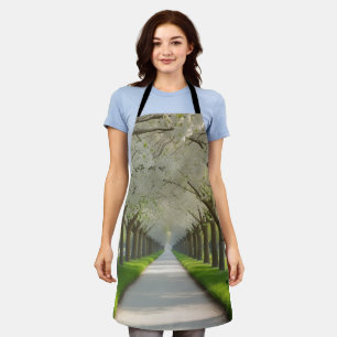 "Blossom Breeze – Cook in Springtime Serenity Apron